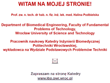 Tablet Screenshot of halinapodbielska.pl